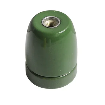 CE RoHs E14 E27 Ceramic Light Socket for Installing Lights Porcelain Colorful Lamp Holder