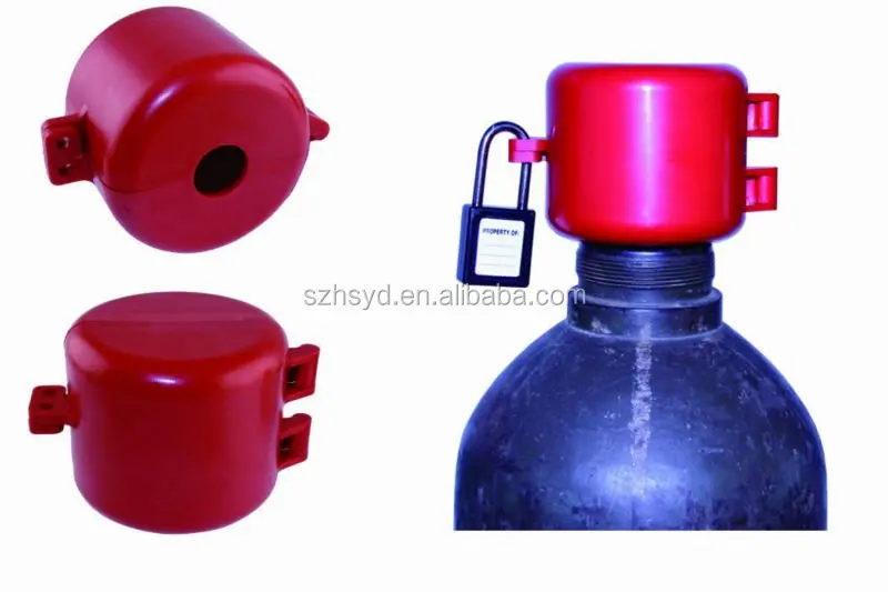 super polypropylene anti-soluble anti-fracture impact resistance corrosion resistance Pressurized Gas Cylinder Valve Lockout