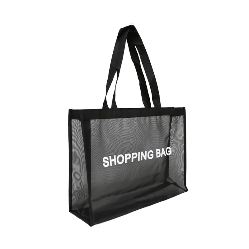 
New Products Customized Fashion High Quality Nylon Tote Mesh Shopping Bags 