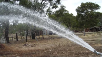 Grooved machined side spray nozzle, water truck parts, industrial and heavy duty use