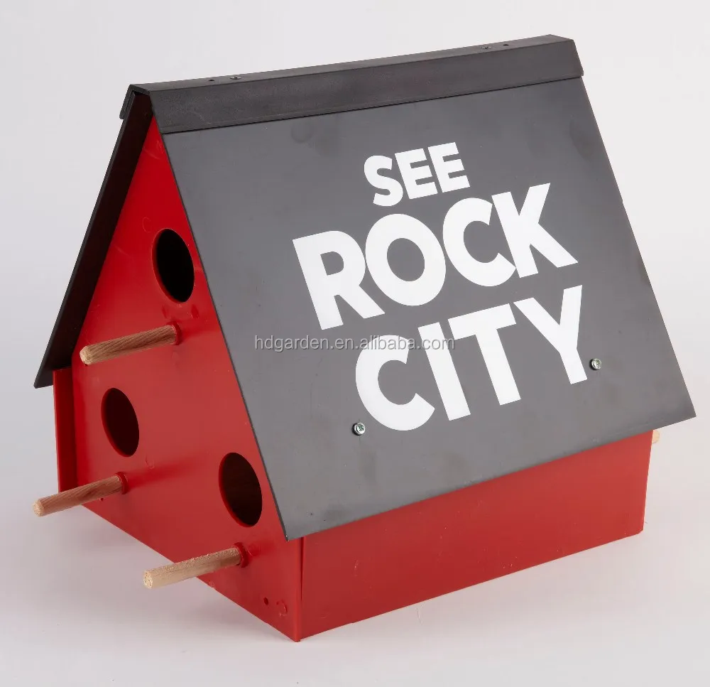 Birdhouse Purple Martin Bird House Feeder Garden Yard Rustic Decor