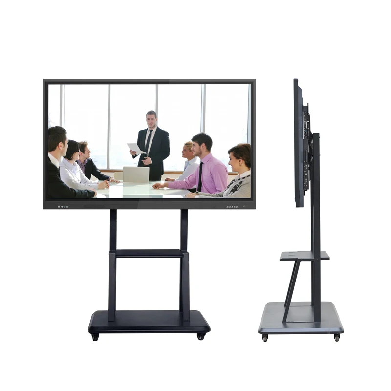 Intelligent Lcd Cheap Price Moveable Stand Pc Computer Interactive Touch Screen Smart Board Display