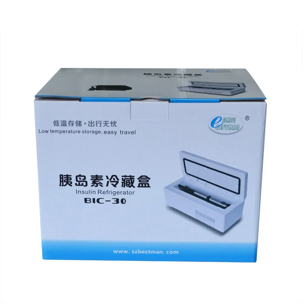 BESTMAN BIC-30 220v 110v USB charge outdoor travel medical fridge mini refrigerator insuline cooler