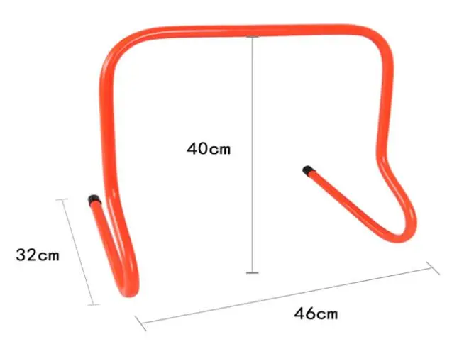 4 Height Sports Equipment PVC Soccer Basketball Speed Training Agility Hurdle Track