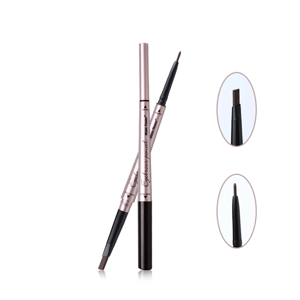 Private Label Makeup Automatic Eyebrow Pencil With Eye Brow Brush Waterproof Long-lasting Eyebrow Pencil
