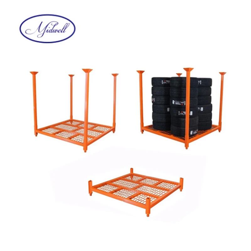 Hot Galvanized Detachable Stackable Steel Post Pallet Factory Price for Sale