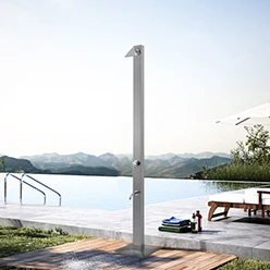 shower panel bathroom fittings popular design outdoor shower 304/316 stainless steel swimming pool shower coumn