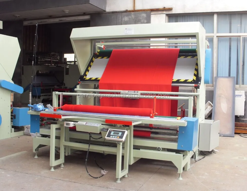 
Knitted Fabric Inspection Rolling Machine with Passage cum cutter edge align system easy to operate 