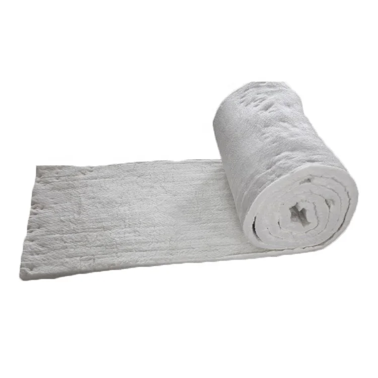 refractory wool 1400 celsius thermal insulation high aluminum silicate ceramic fiber blanket for heating furnace fireproof