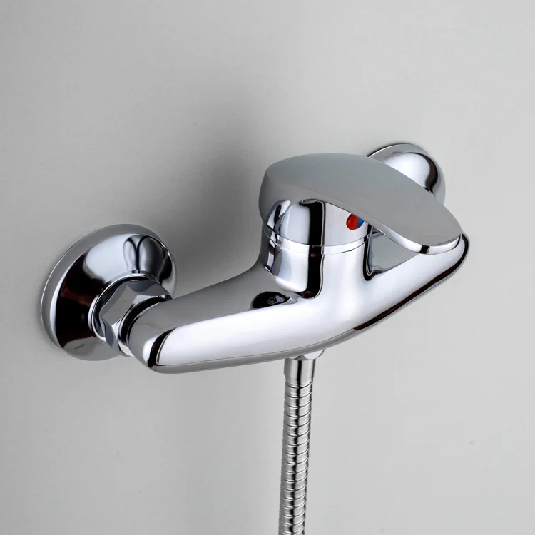 Wall mounted classical design zinc bathroom heavy hand bathtub shower faucet