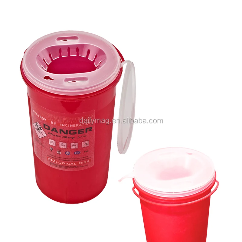Wholesale Cheap Plastic sharps box 3 Lts Sharp Container Box Sharps Disposal Container