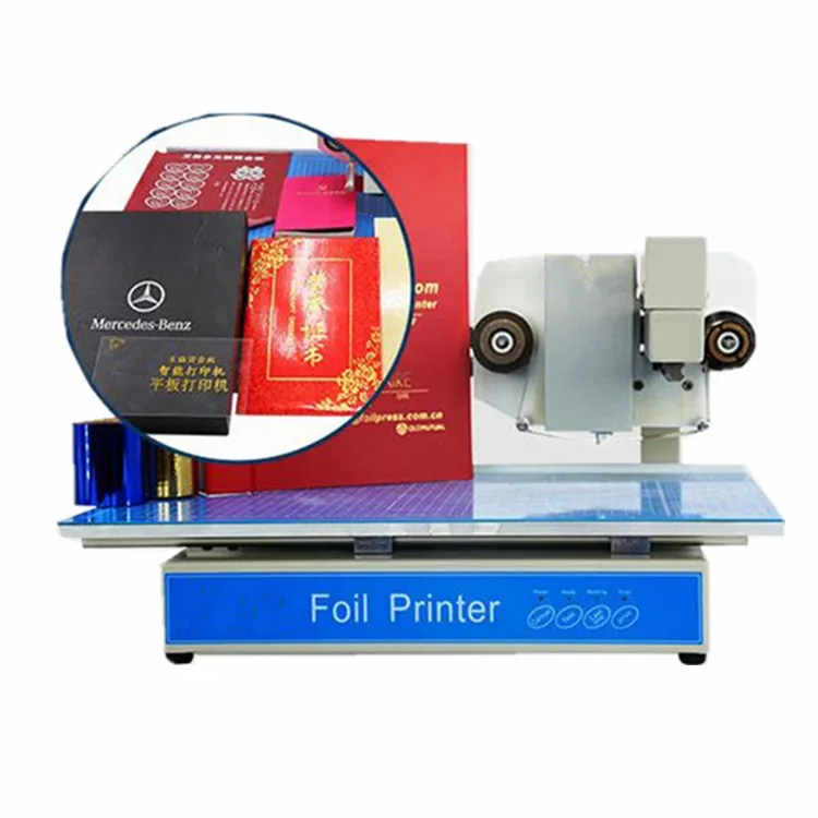 Digital hot foil hologram printer 8025 hot foil stamping machine