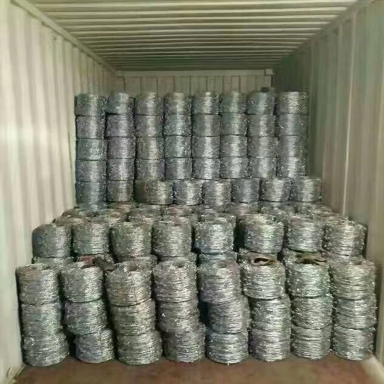 Колючая проволока серии 50 кг/рулон оцинкованная колючая железная проволока 500 м Заводская низкая цена