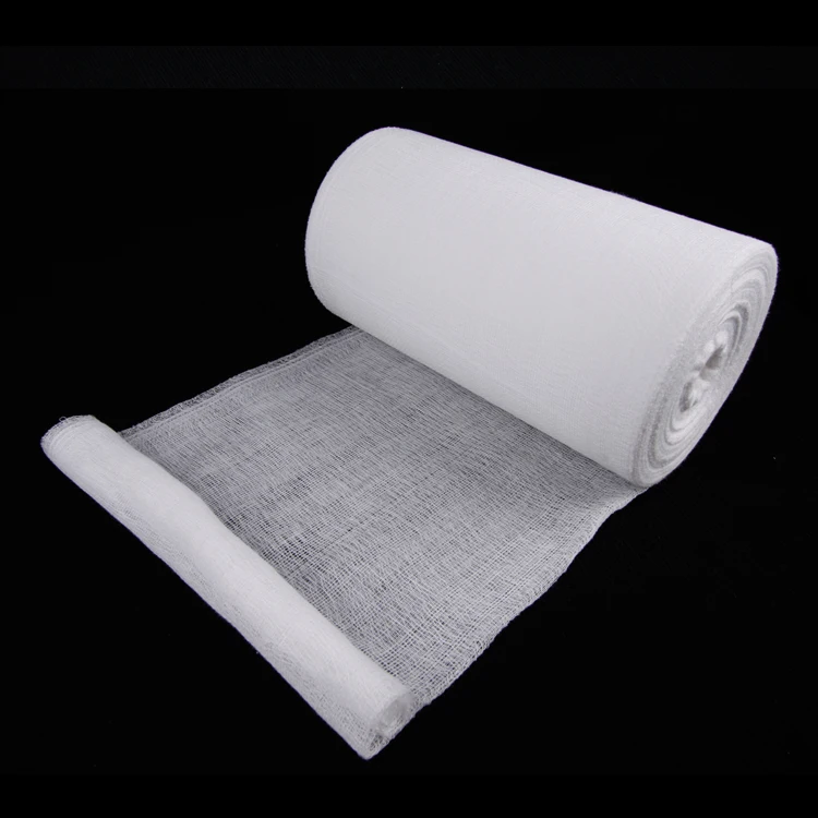 
Medical 100% Cotton Absorbent Bleached Gauze Bandage 