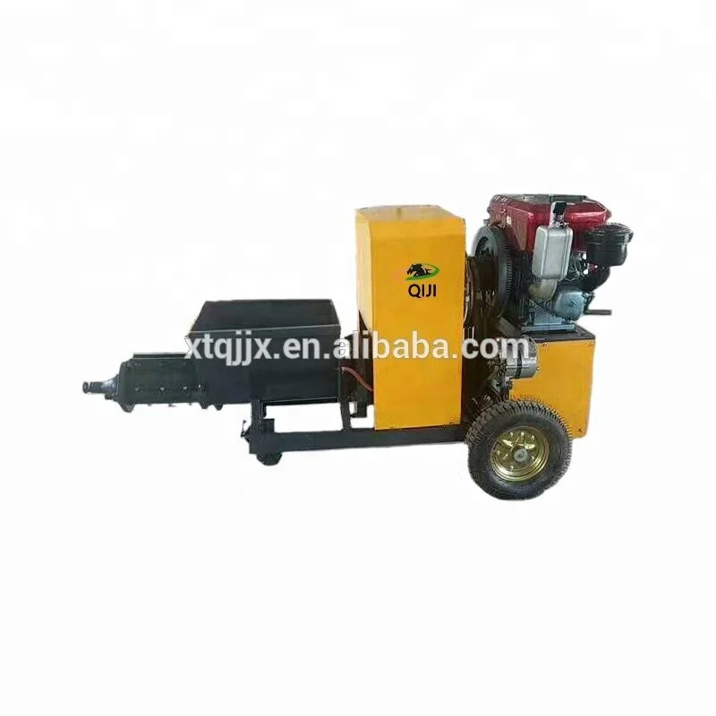 high quality diesel cement mortar spraying machine multifunctional spraying machine indoor and outdoor wall spraying