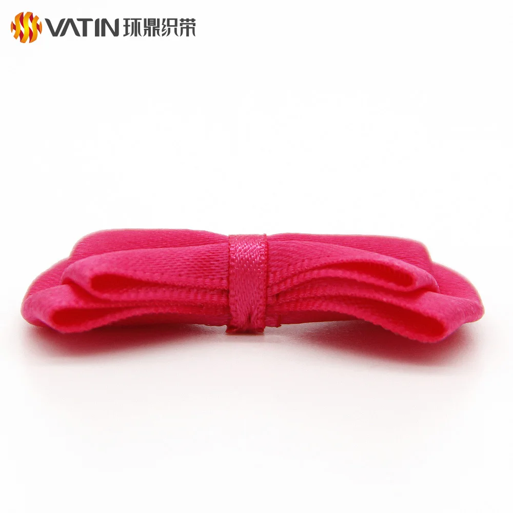 VATIN Wholesale Solid Color Polyester Festive Satin Double Pull Dicky Bow for gift wraps