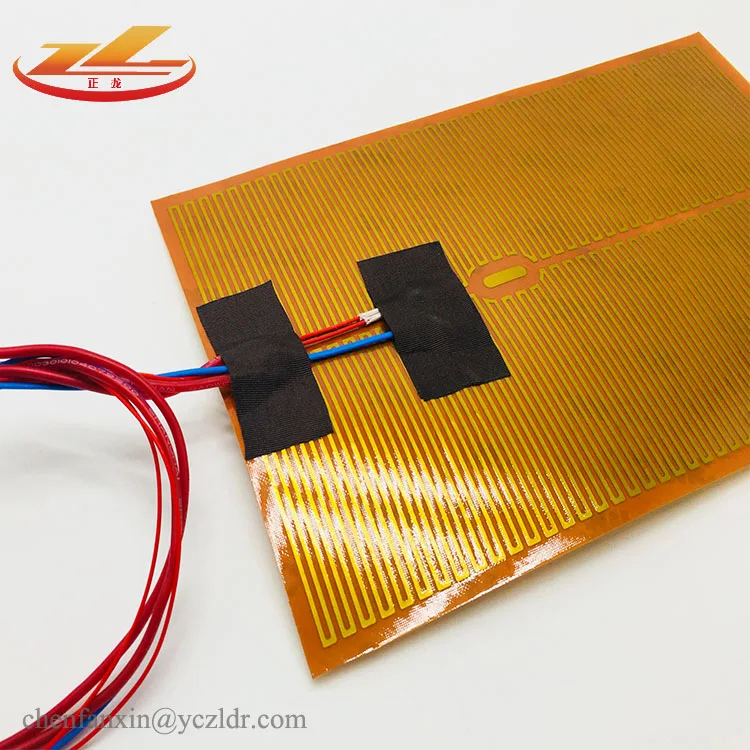 Industrial PI kapton film 5v polyimide foil flexible heaters