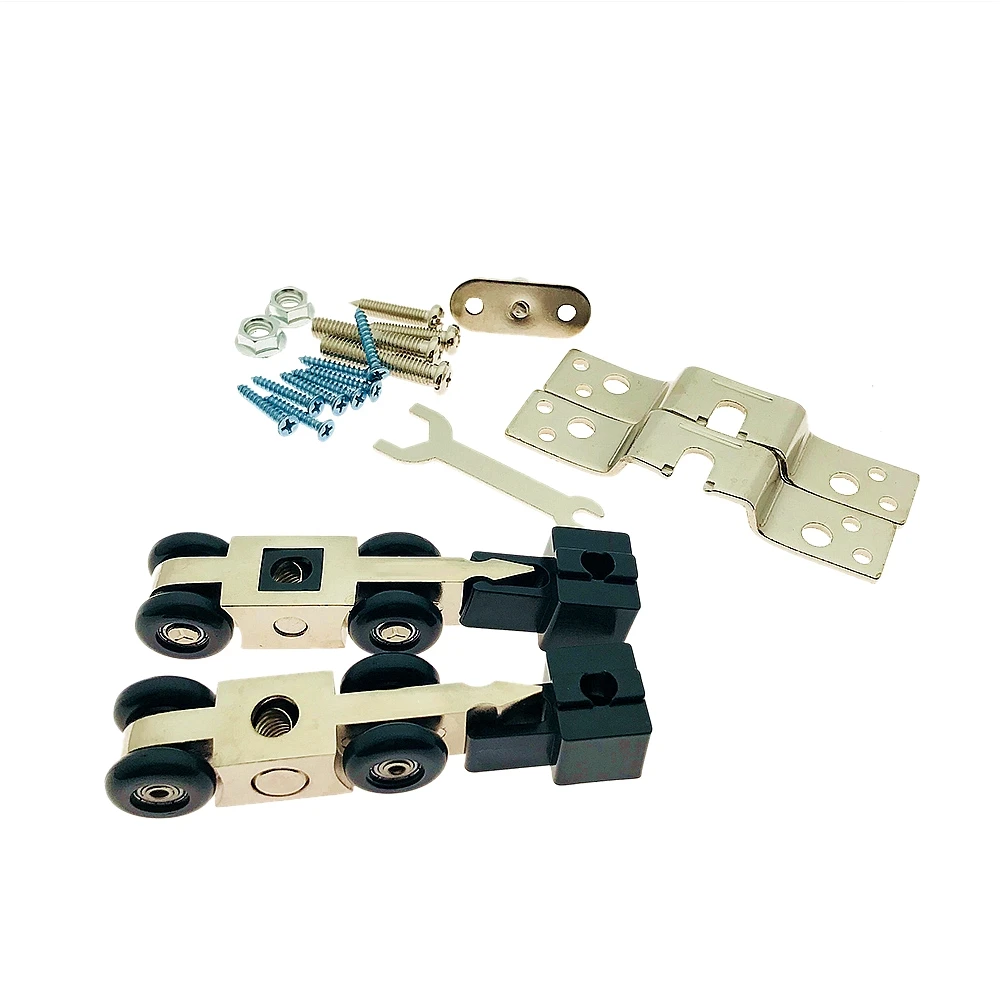 Sliding Door Hanging Guide Pulley Wheel Rollers For Glass Door Window Closet Cabinet