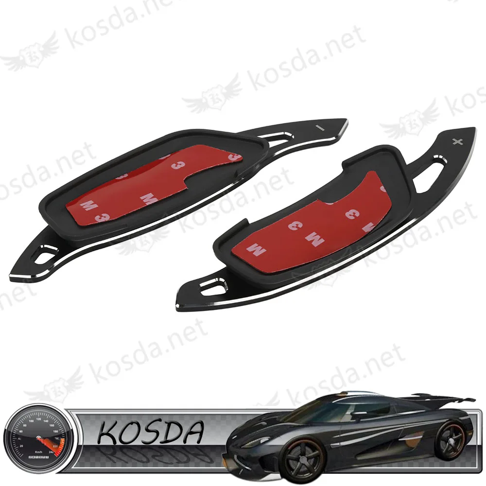 Черный Новый стиль Paddle сдвиг в автомобилях Алюминий Весло