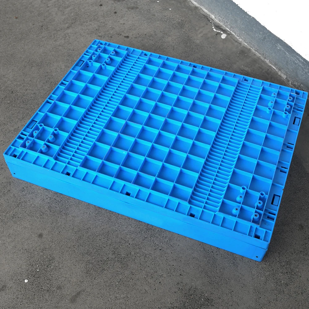 Heavy duty industrial hot sale large plastic moving storage stackable crate with lid