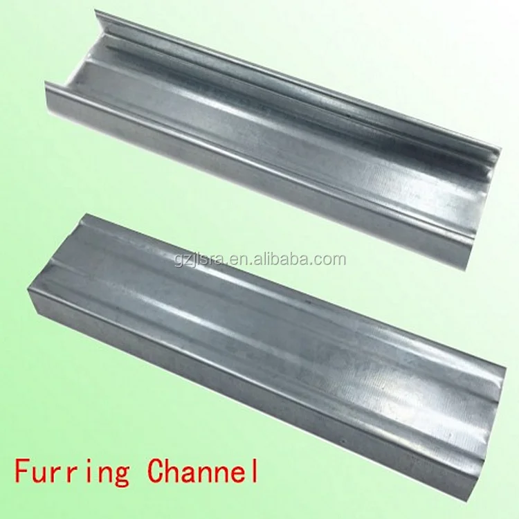 Galvanized Steel Ceiling partition/50furring channel for Philippines home dept