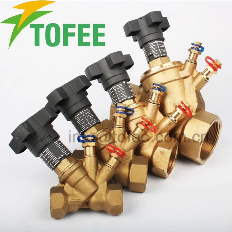 Manual balancing valve DN20