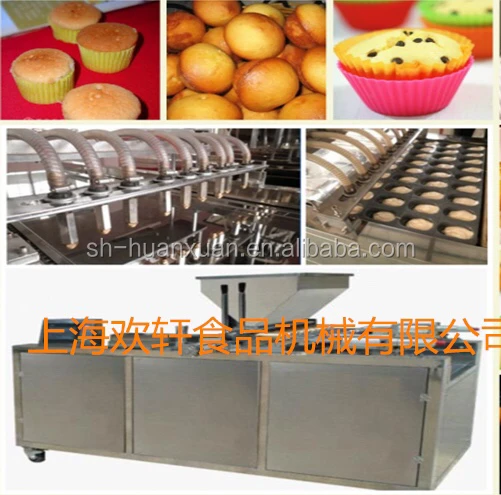 Automatic single head cupcake making machine / cake making machine