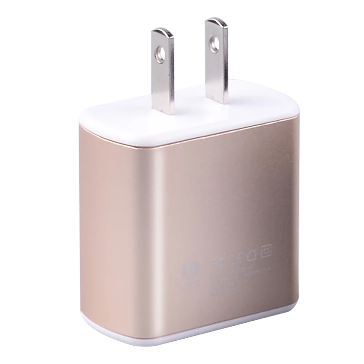 
2020 Popular Universal AC DC Power Cheap Travel Charger 2 Port 2.4 amp Wall Charger 