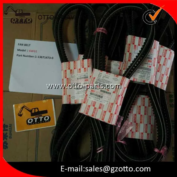 4HK1 4HK1T Excavator Engine Fan Belt For Cooling 8973628150 8-98042862-0