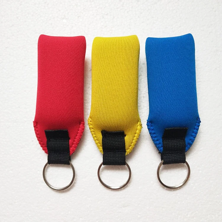 Hot Sales Floating Neoprene Keychain Keyring holder  for water sports