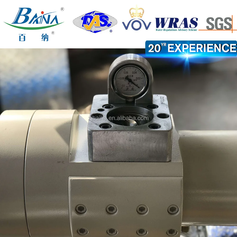 
China famous brand baina design 90mm 20D cold feed vacuum rubber extruderrubber extrusion machine 