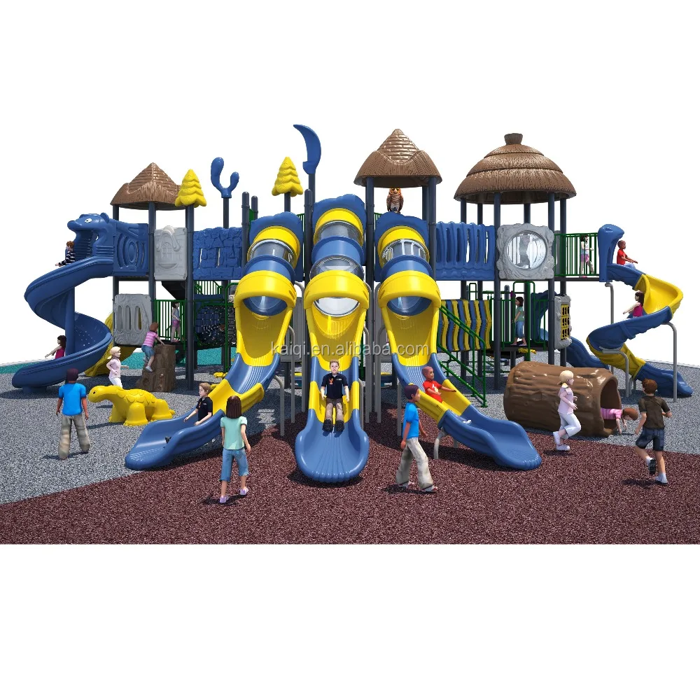 Kaiqi factory directly supply children outdoor playground big slides for sale
