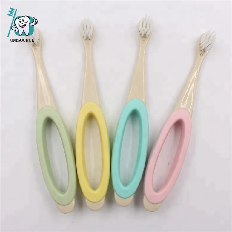 
Cheap Hole Handle Cute Baby Toothbrush 