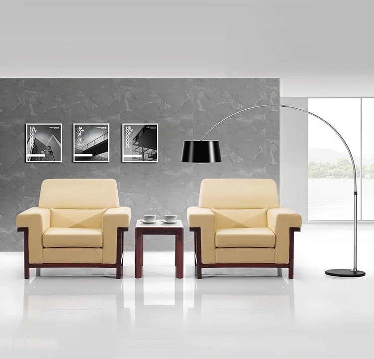 KL-S017 kaln современная офисная мебель OEM продукт заказной кожаный материал офис диван зеленый приемно-зала ожидания