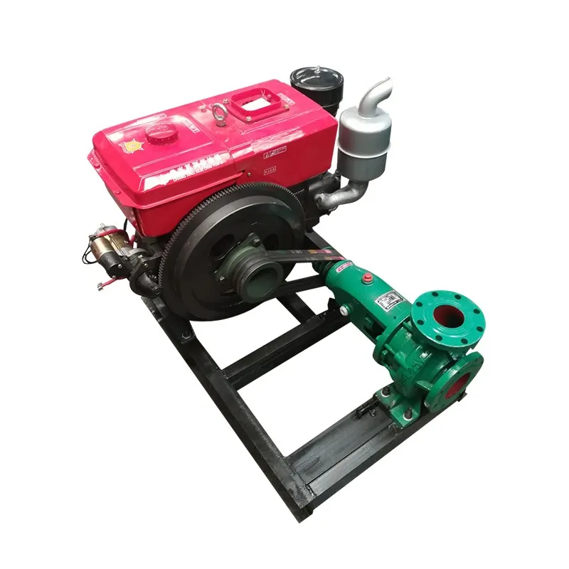 Water Pump Set Cast Iron Irrigation Single Cylinder Diesel Engine 6 Inch Mini 15hp 10kw 12V BST Low Pressure 180 Cubic Meters