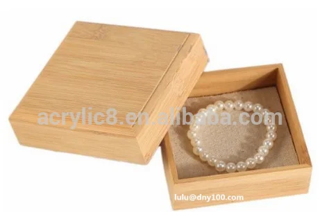 
Trendy Top Selling Handcrafted Bamboo Gift Box Engraved Bamboo Jewelry Box 