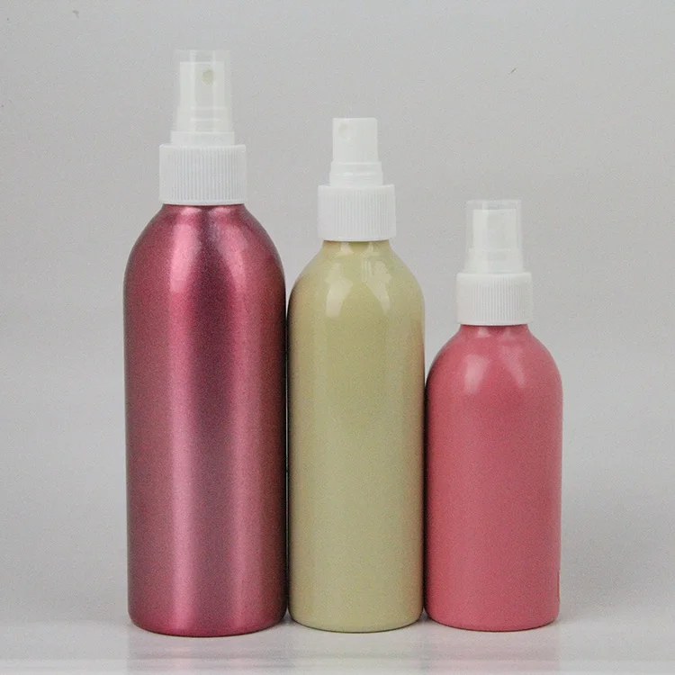 wholesale empty 30ml 50ml 200ml 250ml 500ml aluminum screw bottle with cap