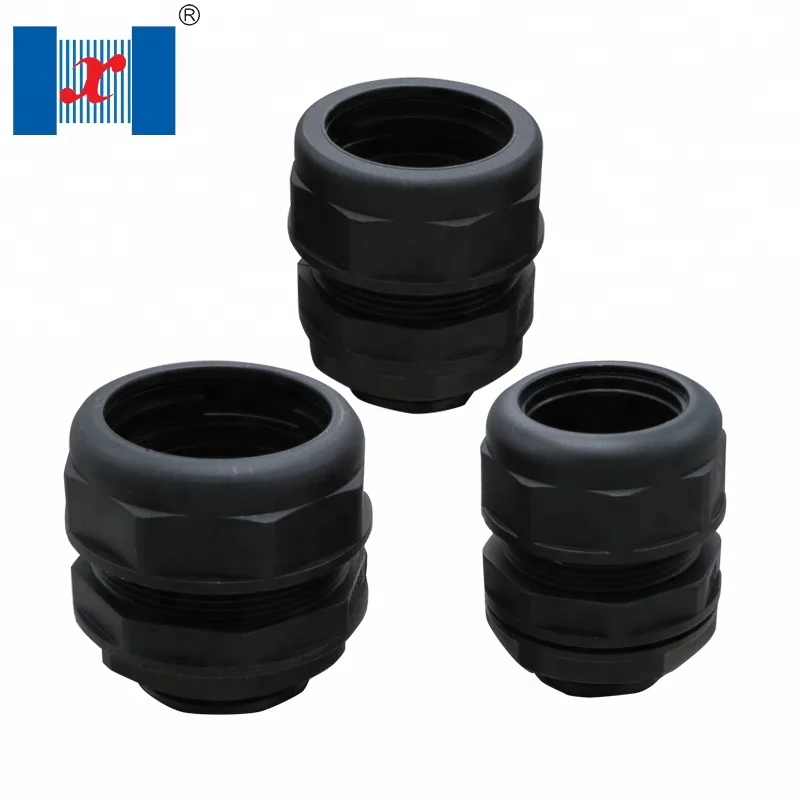 M PG G Thread waterproof cable gland Nylon Flexible Conduit Fitting M12 from hongxiang