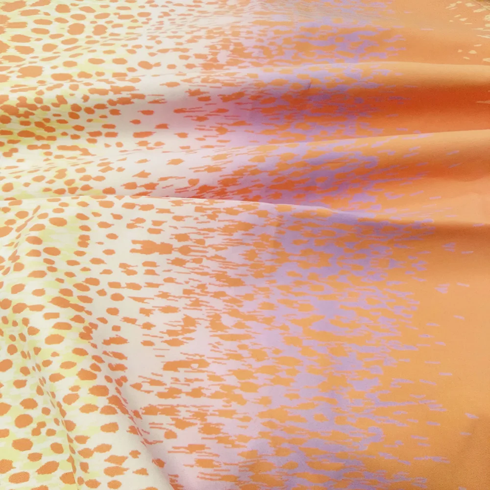 Полиэстеровая персиковая ткань из микрофибры для пляжных шорт