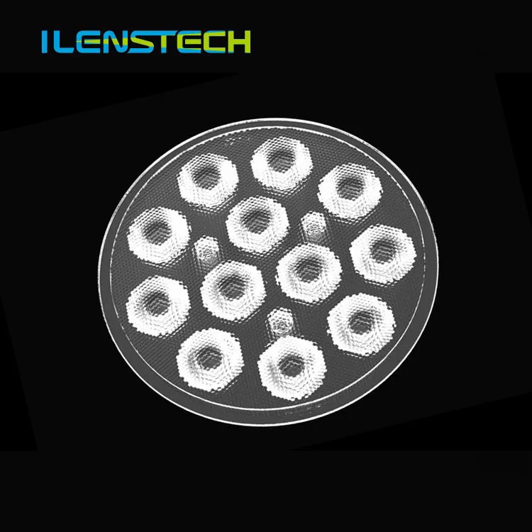 Surgical lamp lens 38 degree par led lens for12 in 1  leds