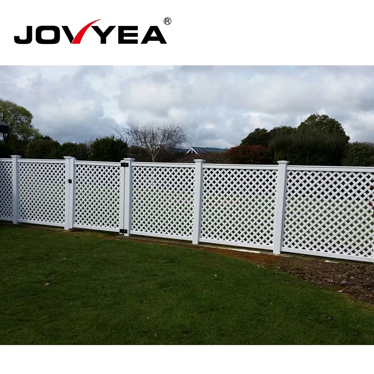 Unique Design Hot Sale Worth Buying Vinyl Lattice Fence Retractable Fencing