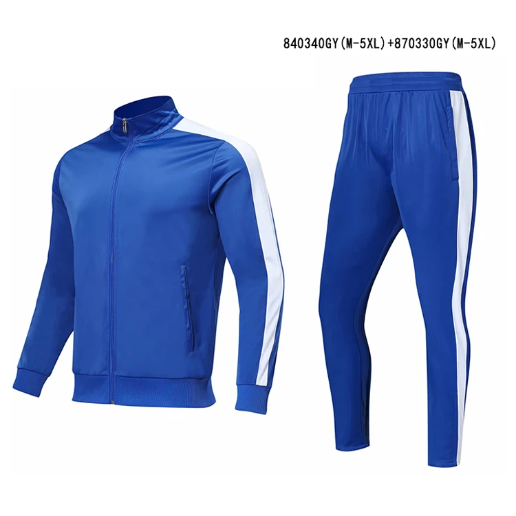 
OEM Sportswear Jogger Suits Mens Plain Blank Jogging Tracksuits 