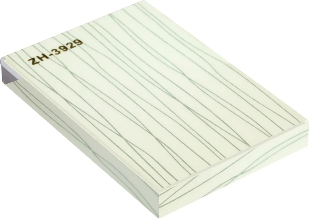 China high gloss wood grain color UV coated MDF board