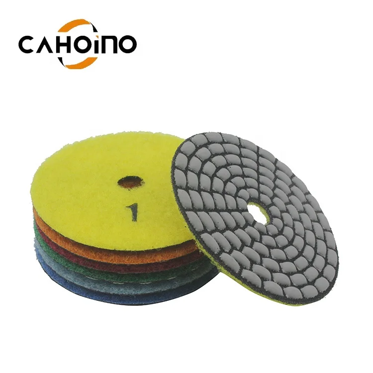 4INCH Diamond Resin  Flexible  Dry Polishing Pads For Quartz