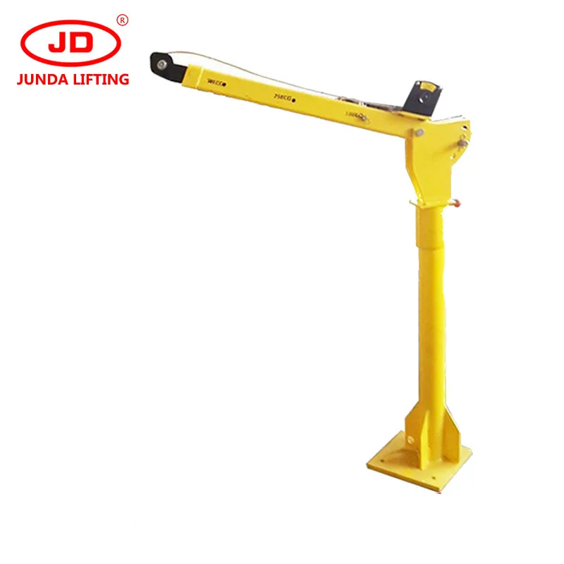 12v small mini truck mounted crane/portable mini crane