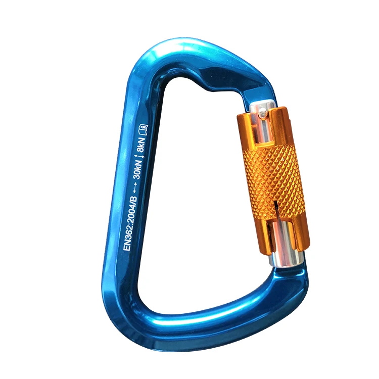 Factory wholesale lightweight metal mini carabiner 30KN