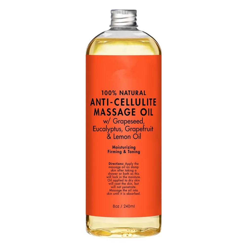 Оптовая продажа, фирменное антицеллюлитное массажное масло для похудения для женщин