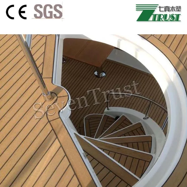Synthetic Wood Teak Deck Marine deck PVC soft deck for boat