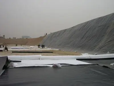 2.00mm HDPE geomembrane liner for SEWAGE, WASTE COAL MINE, CHEMICAL PLANT, SALT MARSHES