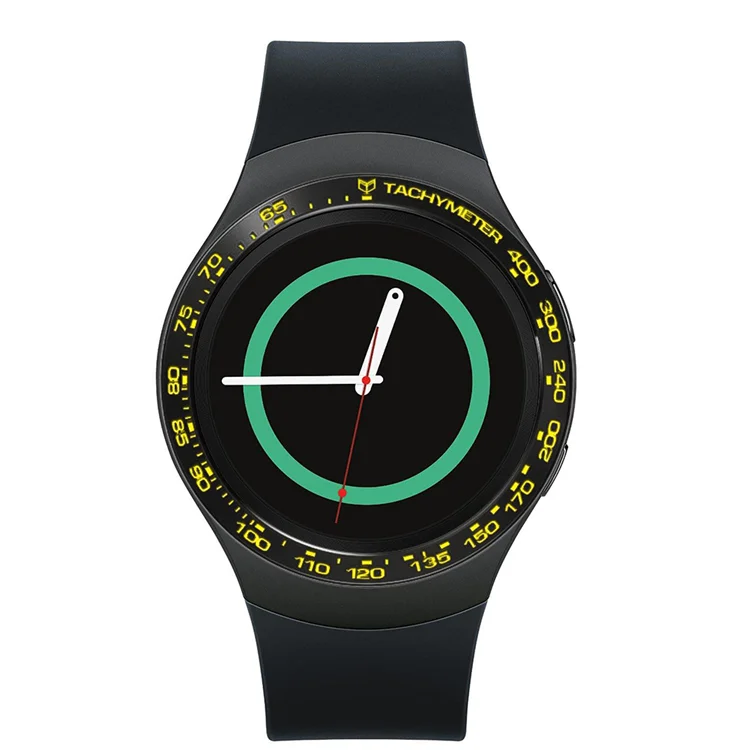 For Samsung Gear S2 Sport Bezel Styling Adhesive Cover Anti Scratch Metal Bezel Ring